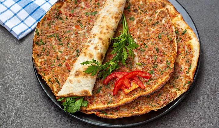 Turkse pizza inkopen